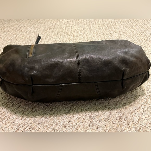 Hobo dark brown leather bag - Picture 4 of 6